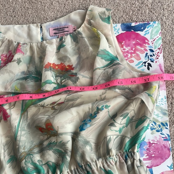 Ted Baker floral printed ruffle top dress - Picture 14 of 15